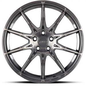 VARRO Wheels VD21X Rims SPIN-FORGED_TITANIUM-BRUSHED Staggered