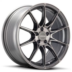 VARRO Wheels VD21X Rims SPIN FORGED_TITANIUM-BRUSHED Staggered