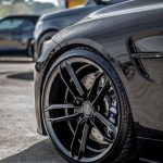 BMW M4 Black Rims Staggered Varro VD07 Wheels