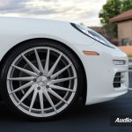 Porsche Panamera Wheels - Varro VD15 Rims Silver Brushed Face Staggered 22x9 22x10.5