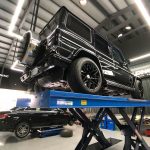Mercedes Benz G Wagon Black Rims Varro VD06X Spin Forged Wheels